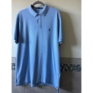 Polo by Ralph Lauren Sky Blue Cotton Short Sleeve Polo Shirt SZ XL